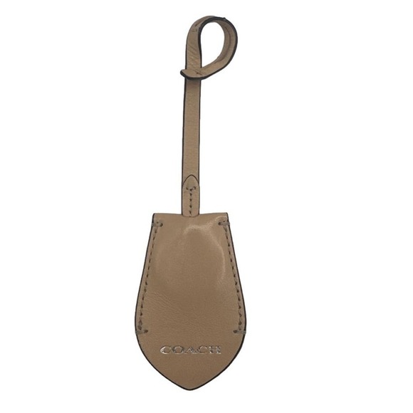 COACH Beige Bag Charm - Picture 1 of 3